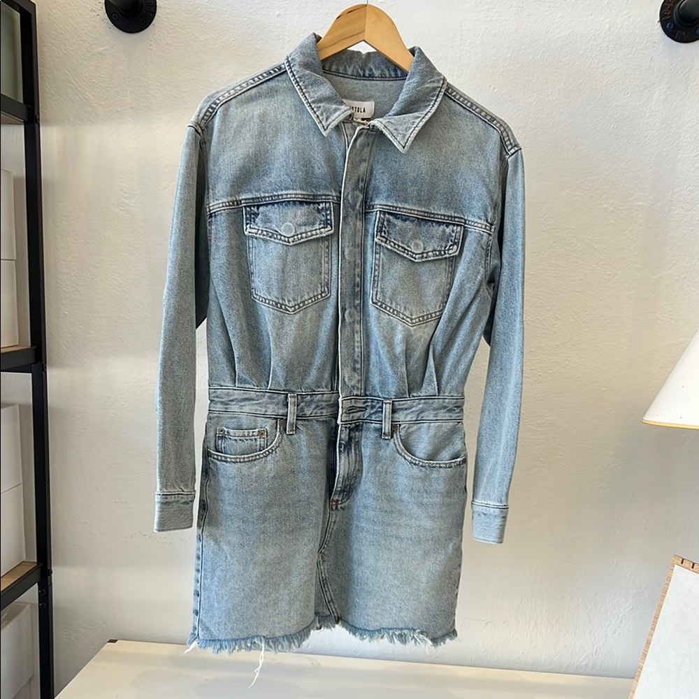 Denim Blue Jacket Dress